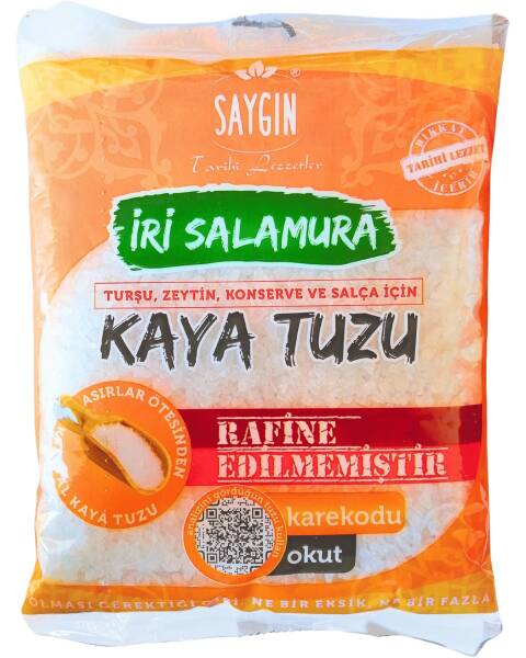 Saygın İri Salamura Doğal Kaya Tuzu 1500 Gr - 1