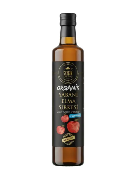 Saygın Organik Yabani Elma Sirkesi 500 Ml - 1