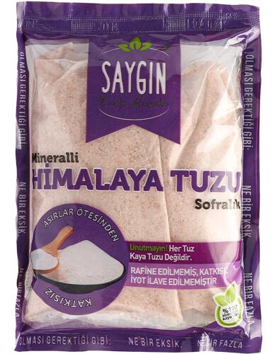 Saygın Sofralık Himalaya Tuzu 500 Gr - Saygın
