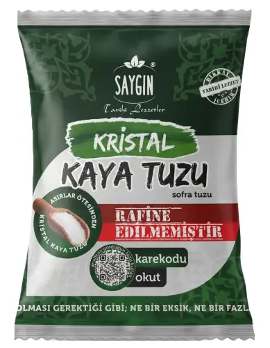 Saygın Sofralık Kaya Tuzu 500 Gr - Saygın