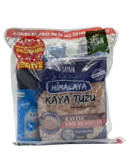 Saygın Tuz Değirmen Hediyeli Üçlü Set - 1