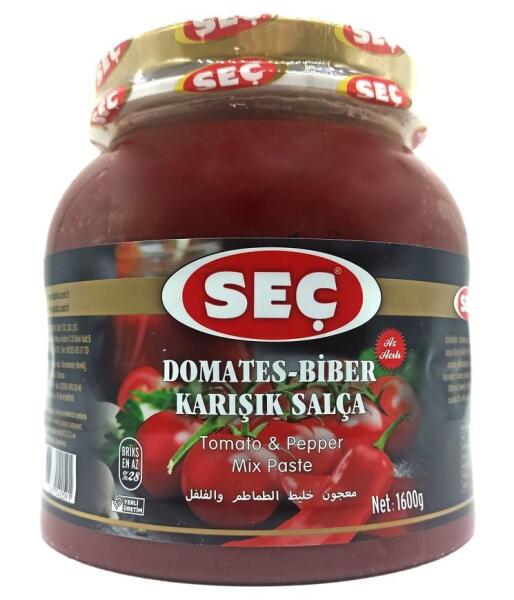 Seç Domates Biber Karışık Salça 1,6 Kg - 1