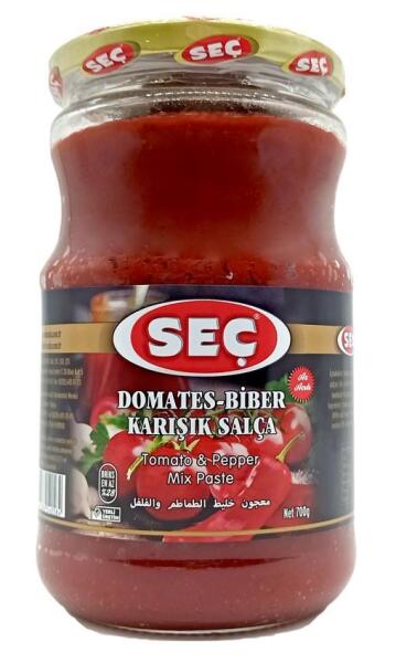 Seç Domates Biber Karışık Salça 700 Gr - 1