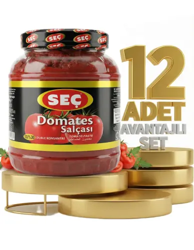 Seç Domates Salça Pet 12x1650 Gr - Seç