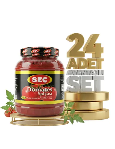 Seç Domates Salça Pet 24x1650 Gr - Seç
