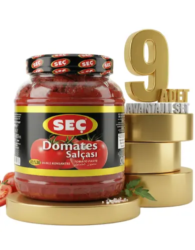 Seç Domates Salça Pet 9x1650 Gr - Seç