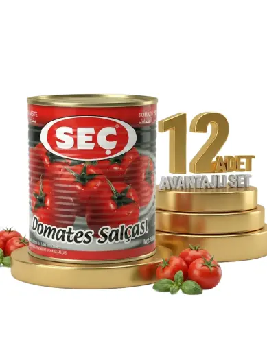 Seç Domates Salçası 12x830 Gr - Seç
