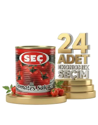 Seç Domates Salçası 24x830 Gr - Seç