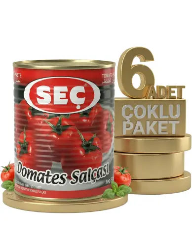 Seç Domates Salçası 6x830 Gr - Seç