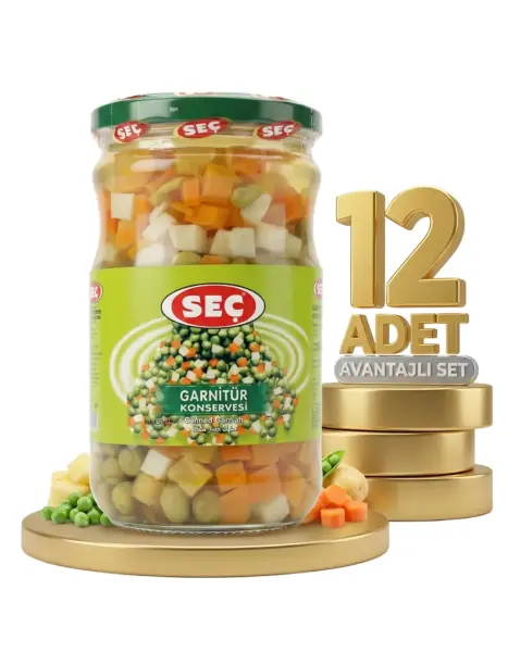 Seç Garnitür Konservesi 12x620 Gr - 1