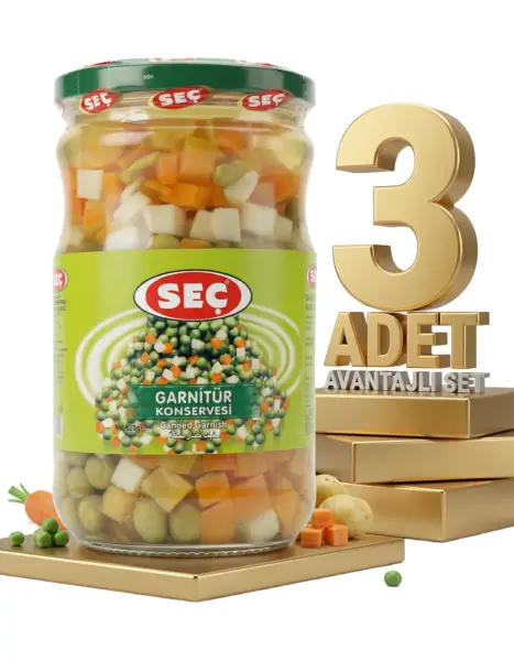 Seç Garnitür Konservesi 3x620 Gr - 1