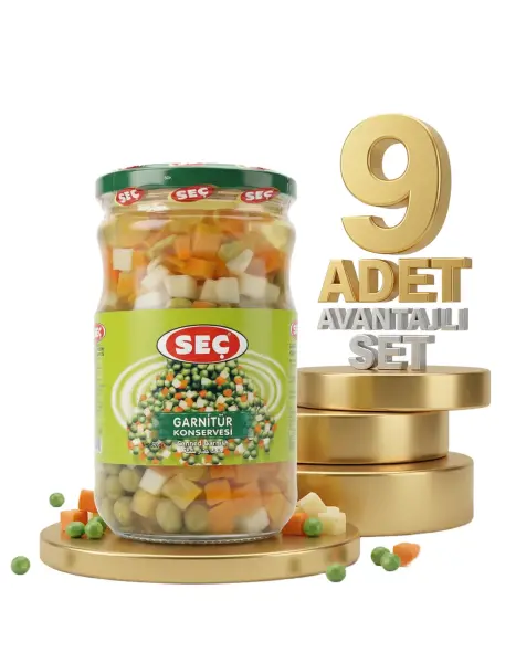 Seç Garnitür Konservesi 9x620 Gr - 1