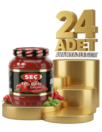 Seç Tatlı Biber Salçası 24x1600 Gr - Seç