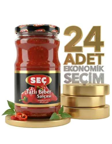 Seç Tatlı Biber Salçası 24x700 Gr - Seç