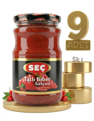 Seç Tatlı Biber Salçası 9x700 Gr - Seç