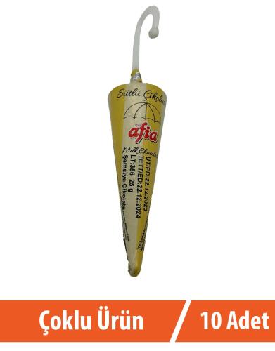 Afia Şemsiye Çikolata 10x25 Gr - Afia
