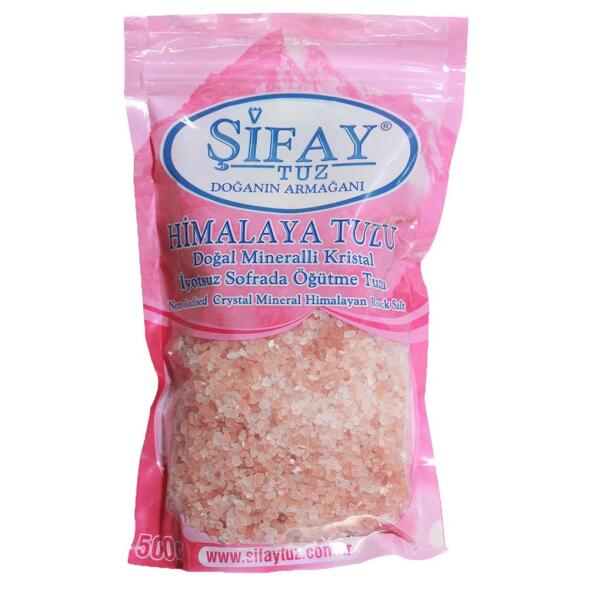 Şifay Himalaya Tuzu Sofra Öğütme Pembe 500 Gr - 1