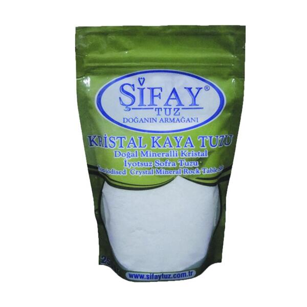 Şifay Kristal Sofra Kaya Tuzu 250 Gr - 1