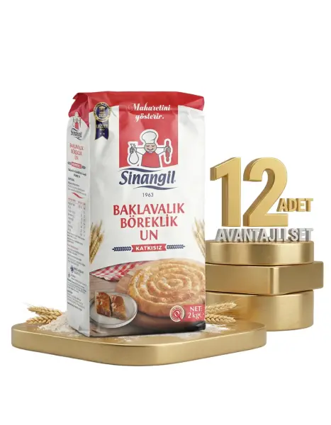 Sinangil Baklavalık Böreklik Un 12x2 Kg - 1