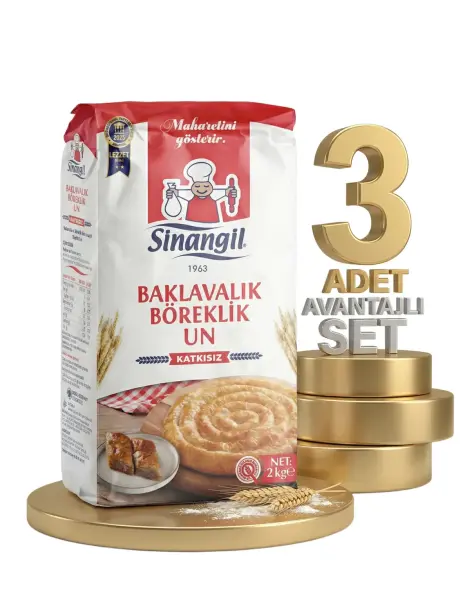 Sinangil Baklavalık Böreklik Un 3x2 Kg - 1