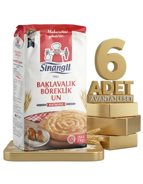 Sinangil Baklavalık Böreklik Un 6x2 Kg - 1