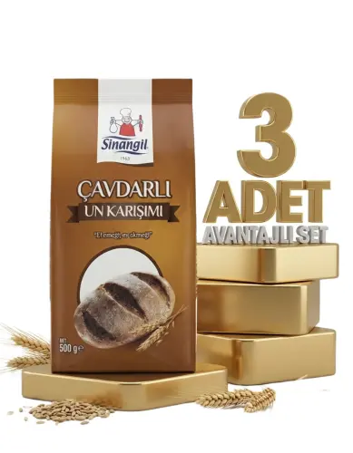 Sinangil Çavdarlı Un Karışımı 3x500 Gr - SİNANGİL