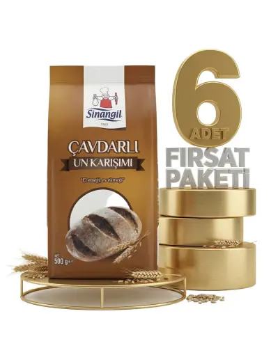 Sinangil Çavdarlı Un Karışımı 6x500 Gr - SİNANGİL