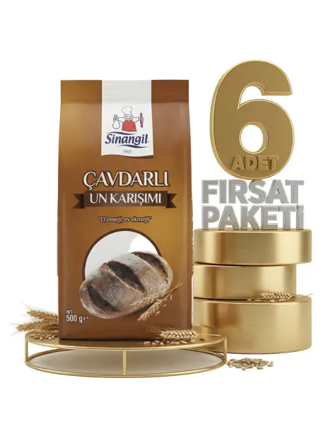 Sinangil Çavdarlı Un Karışımı 6x500 Gr - 1