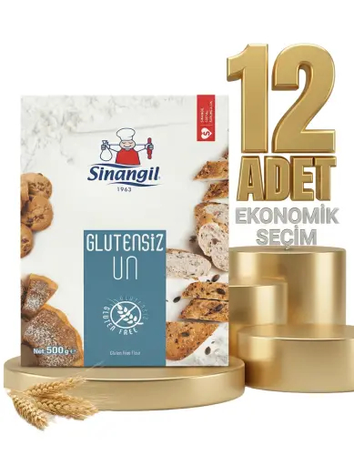 Sinangil Glutensiz Un 12x500 Gr - SİNANGİL