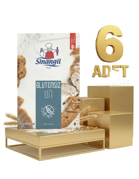 Sinangil Glutensiz Un 6x1 Kg - 1