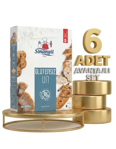 Sinangil Glutensiz Un 6x500 Gr - SİNANGİL