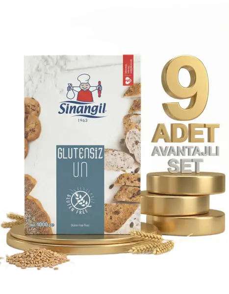 Sinangil Glutensiz Un 9x1 Kg - 1
