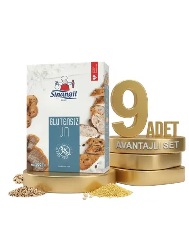 Sinangil Glutensiz Un 9x500 Gr - SİNANGİL