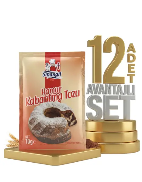 Sinangil Hamur Kabartma Tozu 5x10 Gr x12 - 1