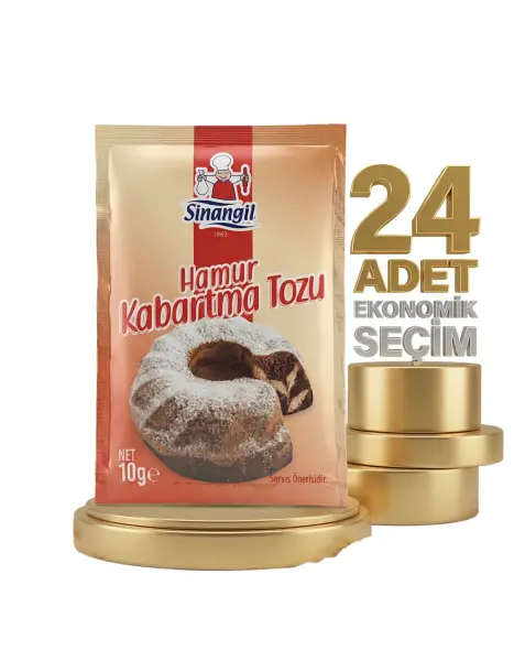 Sinangil Hamur Kabartma Tozu 5x10 Gr x24 - 1
