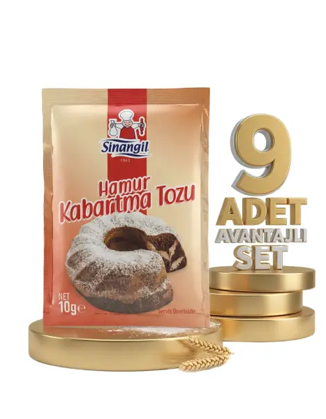 Sinangil Hamur Kabartma Tozu 5x10 Gr x9 - 1