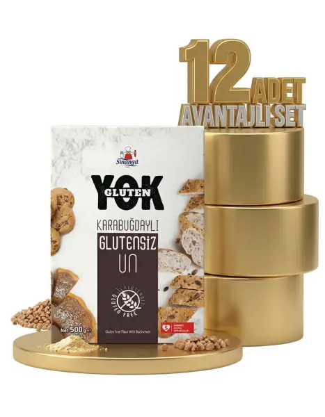 Sinangil Karabuğdaylı Glutensiz Un 12x500 Gr - 1