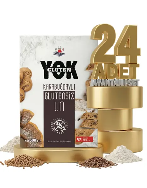Sinangil Karabuğdaylı Glutensiz Un 24x500 Gr - 1