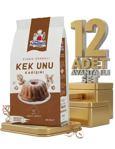 Sinangil Kek Unu Fındıklı 12x340 Gr - SİNANGİL