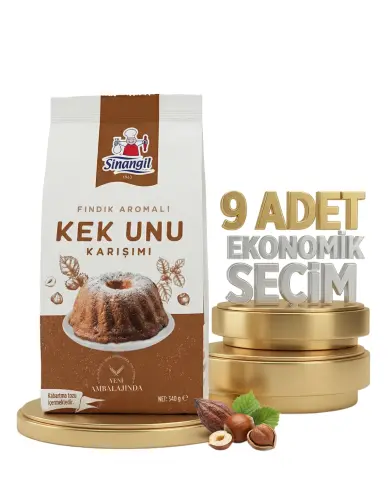 Sinangil Kek Unu Fındıklı 9x340 Gr - SİNANGİL