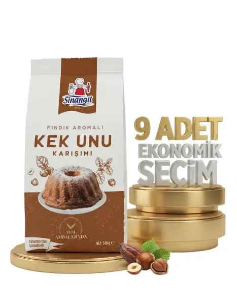 Sinangil Kek Unu Fındıklı 9x340 Gr - 1
