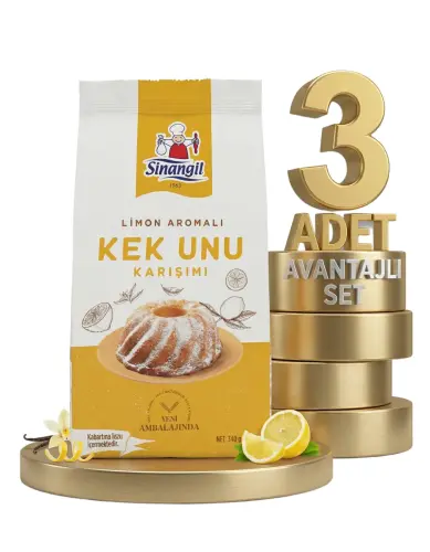Sinangil Kekun Limonlu 3x340 Gr - Sinangil
