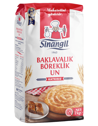 Sinangil Kolay Açilan Baklavalık Böreklik Un 2 Kg - Sinangil