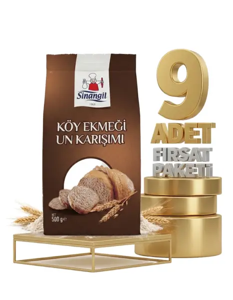 Sinangil Köy Ekmek Unu 9x500 Gr - 1