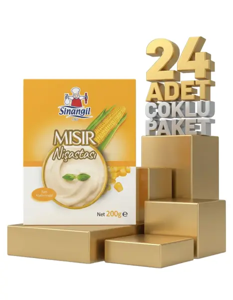 Sinangil Mısır Nişastası 24x200 Gr - 1
