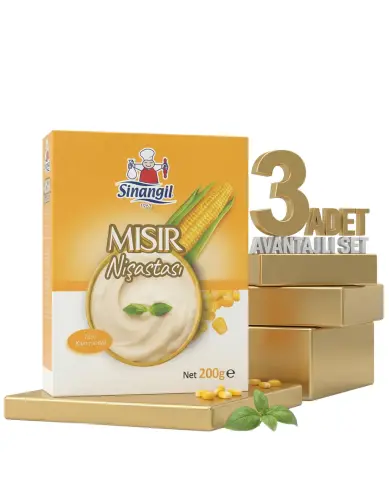 Sinangil Mısır Nişastası 3x200 Gr - SİNANGİL