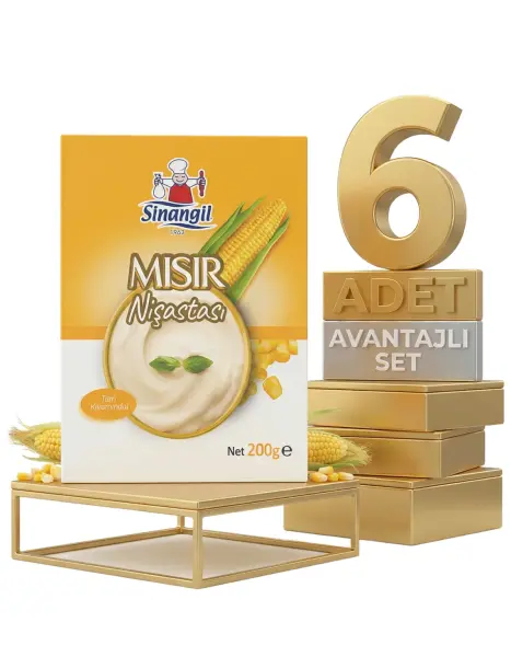 Sinangil Mısır Nişastası 6x200 Gr - 1