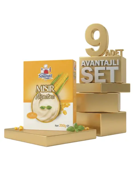 Sinangil Mısır Nişastası 9x200 Gr - 1
