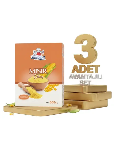 Sinangil Mısır Unu 3x500 Gr - 1