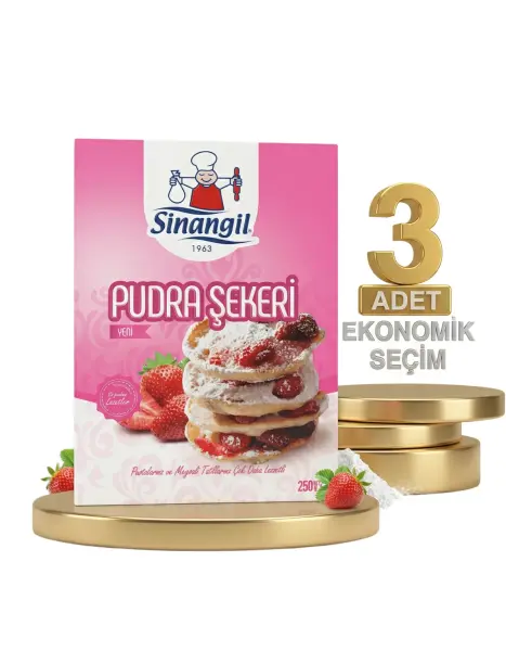 Sinangil Pudra Şekeri 3x250 Gr - 1